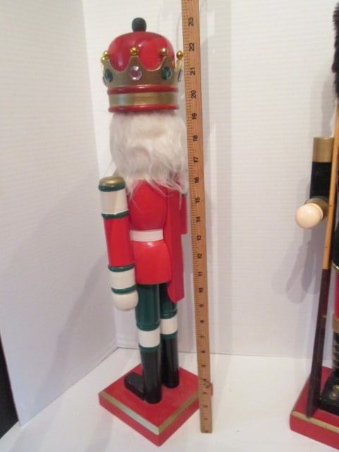 Two 24"h Handpainted Nutcrackers - 4