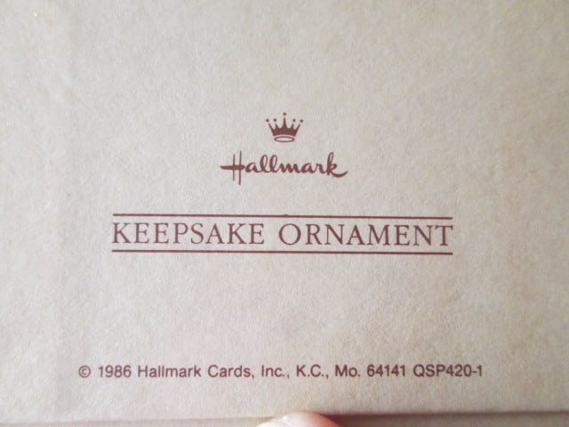 Hallmark Keepsake Santa and Angel Ornaments, 1985 "Grandmother" Glass Ornament and - 4