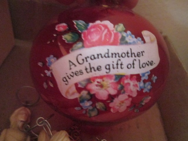 Hallmark Keepsake Santa and Angel Ornaments, 1985 "Grandmother" Glass Ornament and - 9