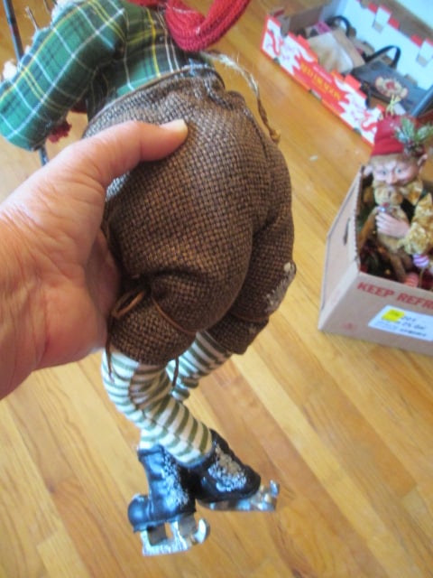 Three Posable Holiday Elves - 10