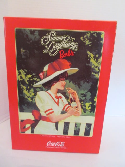 1990's Mattel Coca-Cola Fashion Classic Series Barbie Dolls in Original Boxes - 10