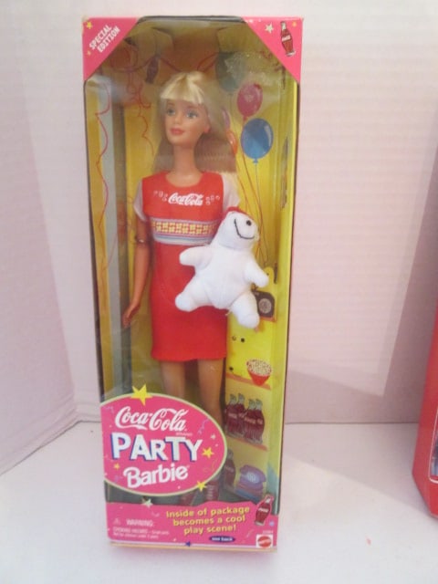 Three 1990's Mattel Coca-Cola Barbies in Original Boxes - 6