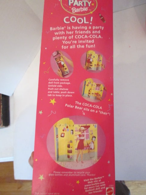 Three 1990's Mattel Coca-Cola Barbies in Original Boxes - 7