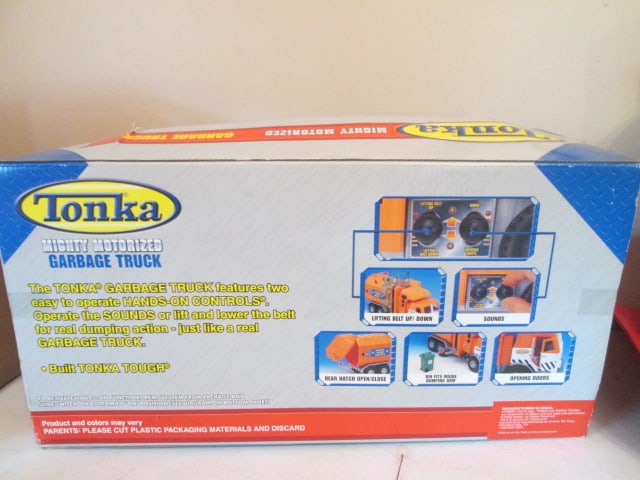 1991 Hasbro Tonka Mighty Motorized Garbage Truck in Original Box - 6