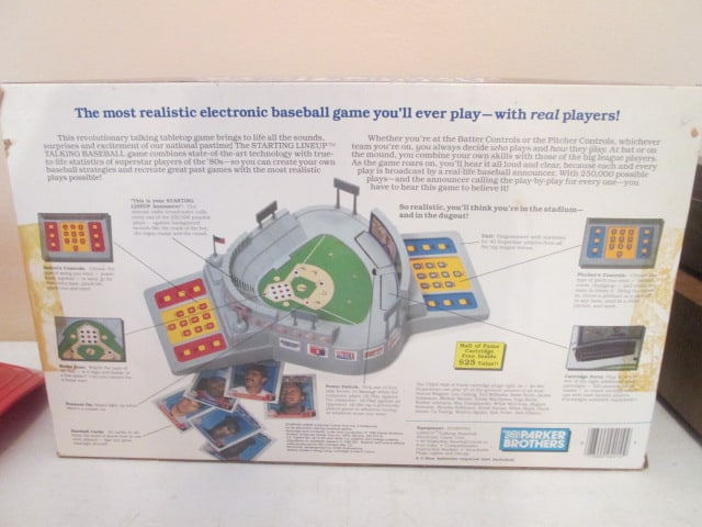 1988 Parker Brothers "Starting Lineup Talking Baseball" Electronic Game in Original Box - 3