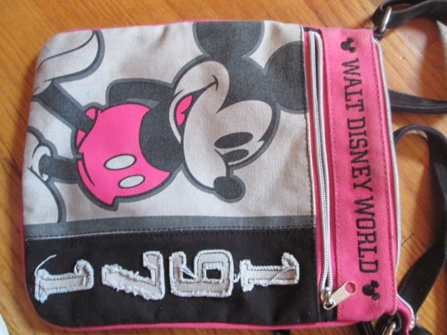 Misc. Lot-Walt Disney World Canvas Cross Body Purse, Braves Rain Poncho, - 5