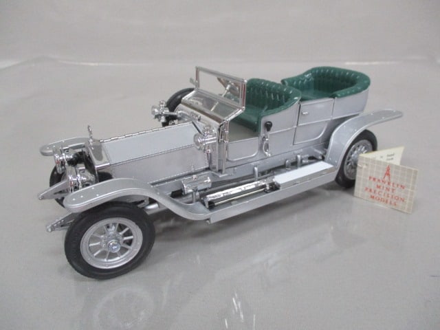 Franklin Mint 1907 Rolls Royce Silver Ghost Diecast Model 1:24 Scale: .