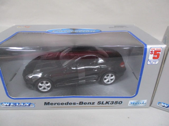 2 Welly Diecast Collectible Cars Mercedes-Benz SL 500 1:24 Scale - 4