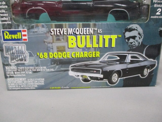 1968 Dodge Charger Model Kit Metal Body "Steve McQueen Bullitt" - 3