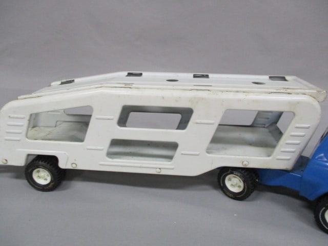 Vintage Tonka Pressed Steel Car Hauler 18" - 3