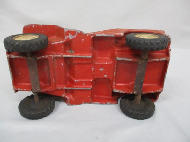 Vintage Cast Aluminum Toy Jeep 10.5" - 7