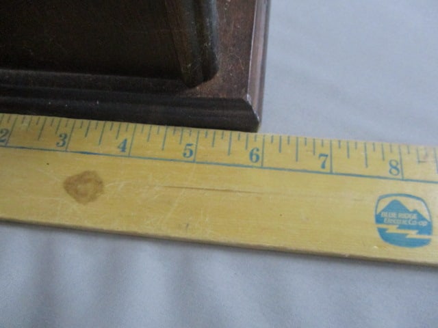 Vintage Wood Curio Wall Display Shelf - 5