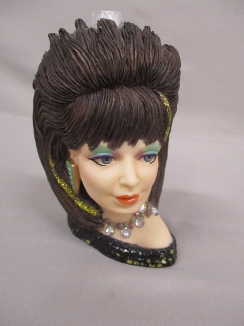 6" Cameo Girls 2000 Edition Lady Vase: Sasha 1983 "Disco Fever"