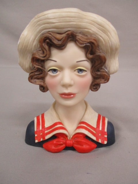 5.5" Cameo Girls 2000 Edition Lady Vase: Eloise 1935 "Seaside Sweetie"