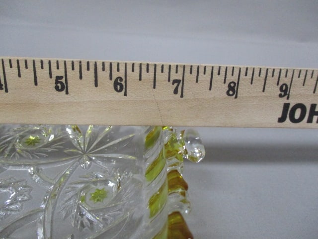 Vintage Walther-Glass Square Chrystal Serving Bowl 7" - 4