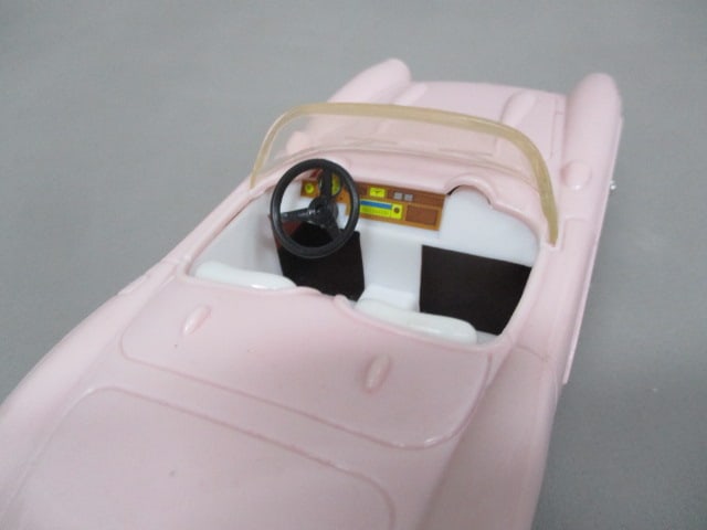 1950's Corvette Plastic Friction Toy By Jimmy Toys - 7