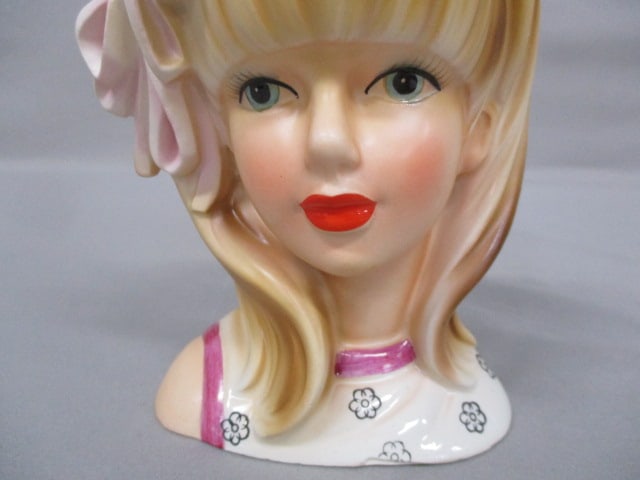 5.5" Nippon Yoko Boeki teen Head Vase - 3