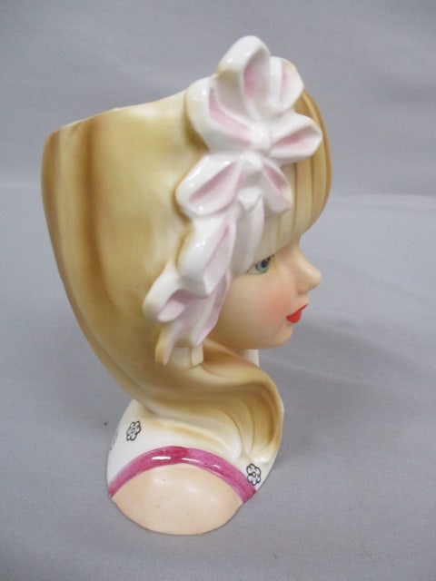 5.5" Nippon Yoko Boeki teen Head Vase - 4