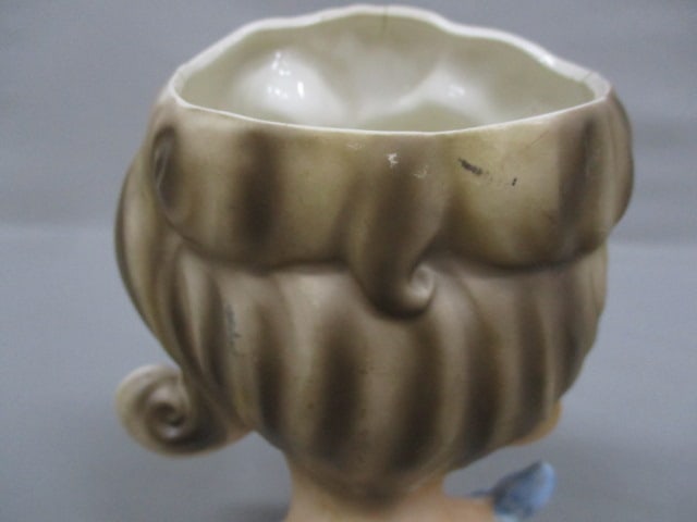 5.5" Inarco #E-3157 Young Girl Head Vase - 5
