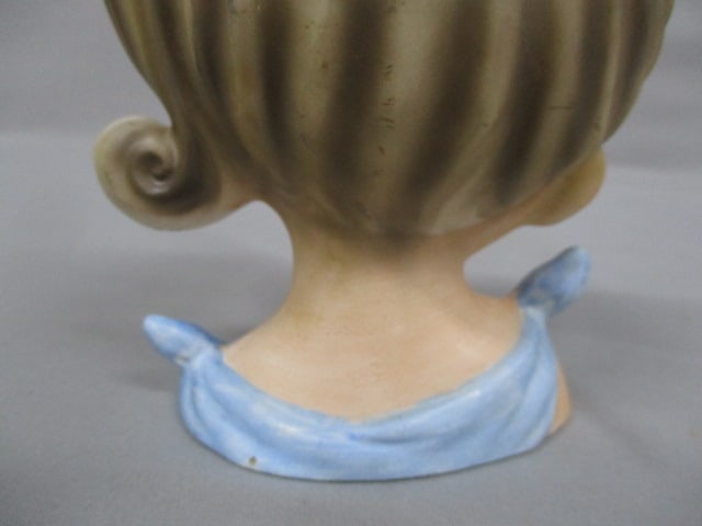 5.5" Inarco #E-3157 Young Girl Head Vase - 6