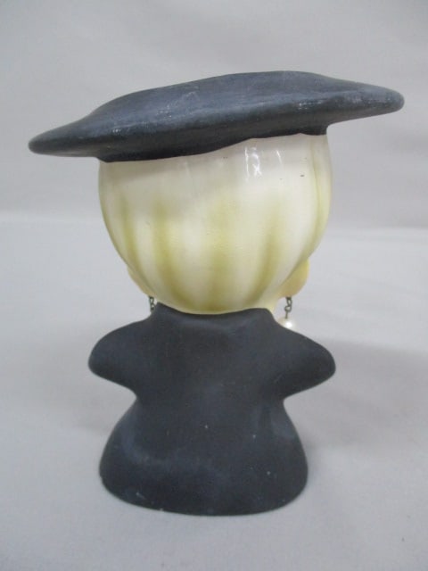 5" Relpo #K-1614 Lady Head Vase - 8