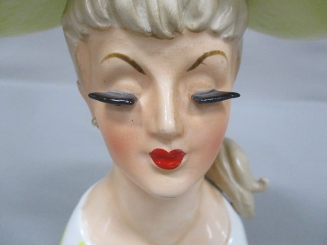 5.5" Relpo Lady Head Vase - 2