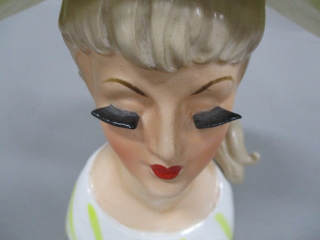 5.5" Relpo Lady Head Vase - 3
