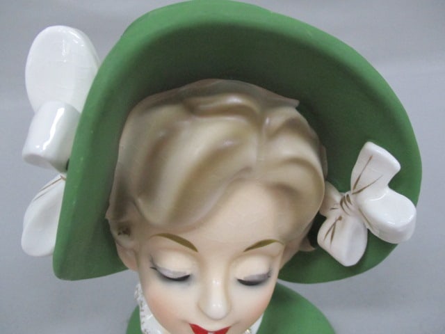 6" Lady Head Vase - 2