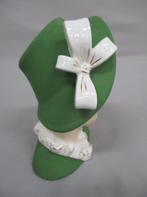 6" Lady Head Vase - 5