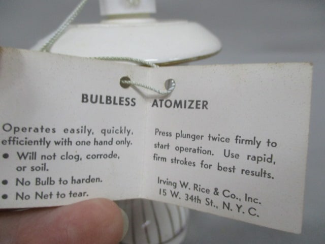 5" I.W. Rice & Co Lady Head Perfume Bulbless Atomizer - 5
