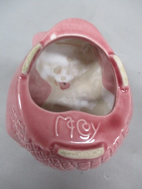 1940's McCoy Ceramic Cat Yarn/String Holder - 3
