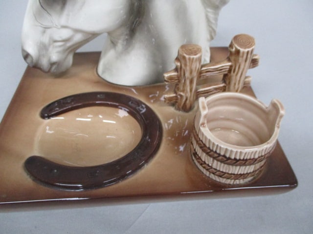 Shields Fifth Avenue Ceramic Horse Head Valet Caddy 7" x 6.5" - 2