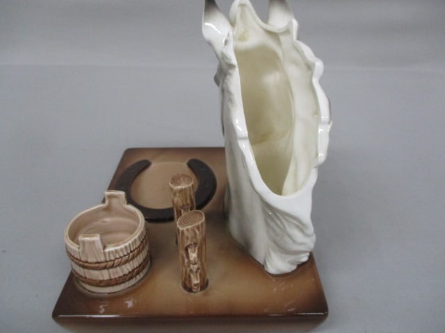Shields Fifth Avenue Ceramic Horse Head Valet Caddy 7" x 6.5" - 4