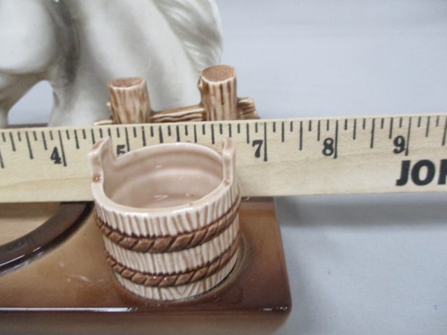 Shields Fifth Avenue Ceramic Horse Head Valet Caddy 7" x 6.5" - 8