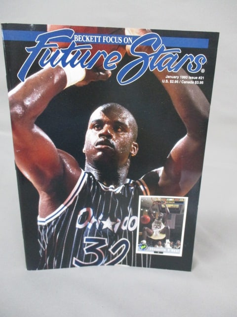 1993 Beckett Focus on Future Stars Magazine w/Shaquille O'Neal: .