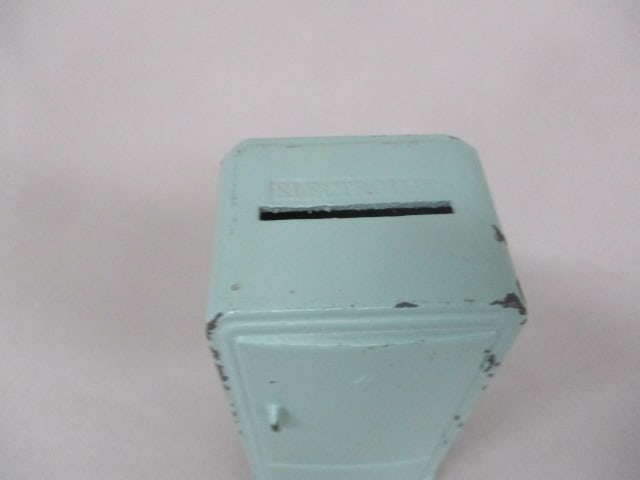 Vintage Diecast 1930's/40's Refrigerator Bank 4" - 2