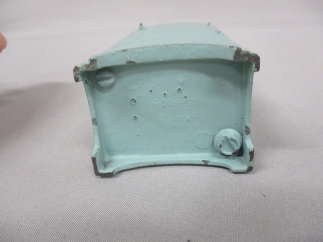 Vintage Diecast 1930's/40's Refrigerator Bank 4" - 4