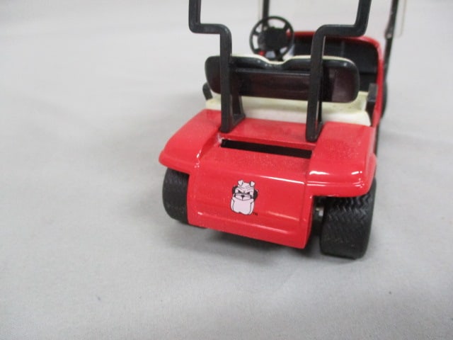 Georgia Bulldogs Diecast Golf Cart Bank w/Key 6" x 4" - 6