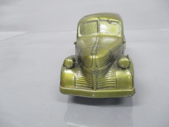 Vintage 1937 Schwans Ice Cream Cast Metal Truck Bank - 3