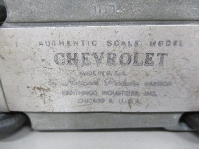 1950's Chevrolet Authentic Scale Model Metal Promo - 9