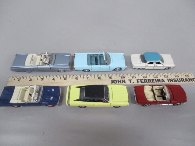 6 Small Franklin Mint Diecast Cars - 10