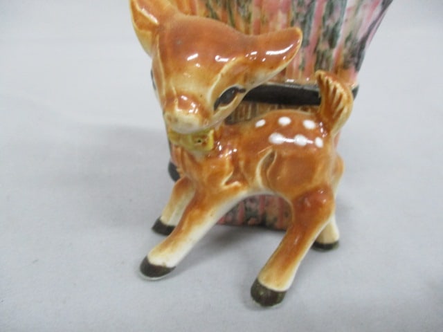 Vintage #1466 Fawn Planter 3" x 3.5" - 2