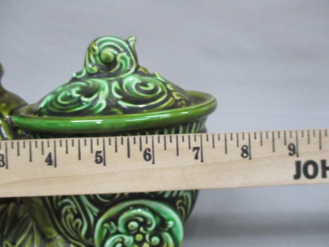 Vintage Boy Pushing Cart Candy Dish 7.5" x 5.5" - 5