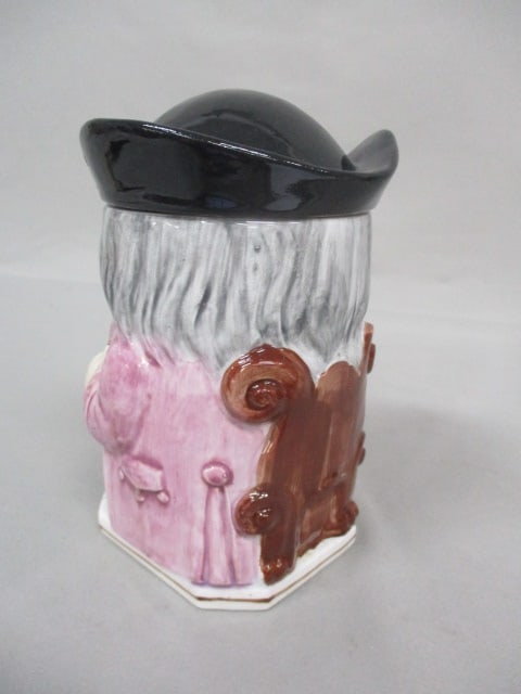 Vintage Haldon Group Colonial Man Toby Style Candy Jar 6" - 2