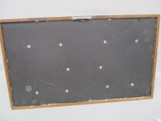 Vintage Dealer Promotional 1/2 Car Promos in Wooden Shadow Box - 8