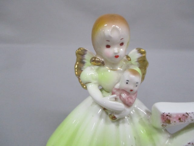 Vintage Josef Originals 7th Birthday Angel Figurine 4" - 2