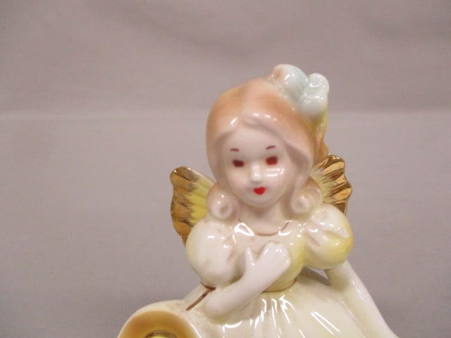 Vintage Josef Originals 8th Birthday Angel Figurine 4.5" - 2