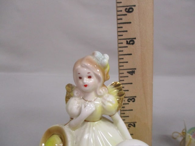 Vintage Josef Originals 8th Birthday Angel Figurine 4.5" - 7