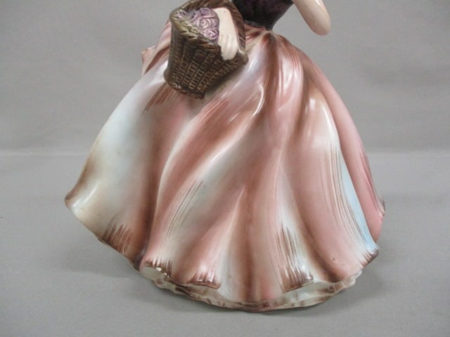 Vintage Lefton #2790A Southern Belle Lady Planter 10" - 3