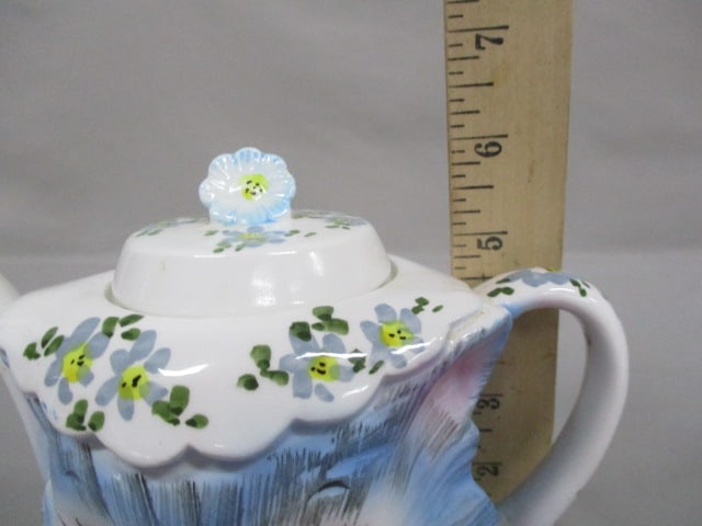 1950's Lefton #1516 "Miss Priss" 4 Cup Teapot 6" - 8